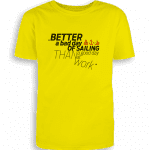 Kapitánský kurz | Tshirt lims yellow solo | Sailing Instructors
